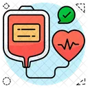 Iv Drip Blood Drip Blood Bag Icon