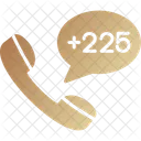 Ivory Coast Dial Code  Icon