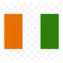 Ivory Coast Flag Nation Icon