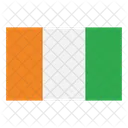 Ivory Coast Country Flag Flag Icon