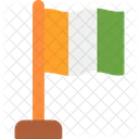 Ivory Coast Republic Green Icon