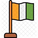 Ivory Coast Republic Green Icon