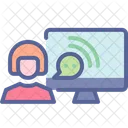Voice Response Interactive Icon