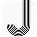 J Alphabet Lettre Icône