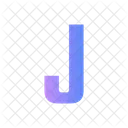 J Alfabeto Letra Icono