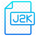 J 2 K-Datei  Symbol