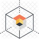 D Boite Cube Icon