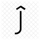 J Alphabet Symbol Icon