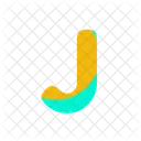 J、アルファベット、文字 アイコン