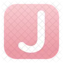 J Alphabet  Icon