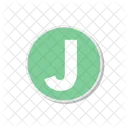 J Alphabet Letter Icon