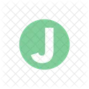 J Alphabet Letter Icon