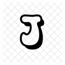 J Alphabet Letter Icon