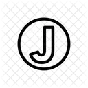 J Alphabet Letter Icon