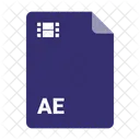 Ae Datei Dokument Symbol