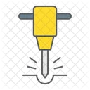 Jack Hammer Drilling Jackhammer Icon