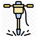 Jack Hammer Construction Tool Icon