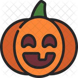 Jack O Lantern Icon - Download in Colored Outline Style