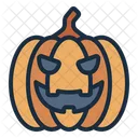 Jack O Lantern Pumpkin Carve Icon