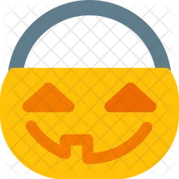 Jack O Lantern Bucket  Icon