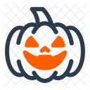 Jack O Lantern Pumpkin Carved Icon