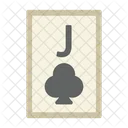 Jack Of Clubs Poker Card Casino Icon