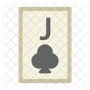 Jack Of Clubs Poker Card Casino Icon