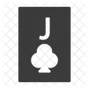 Jack Of Clubs Poker Card Casino Icon