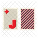 Jack Of Diamonds Casino Poker Icon