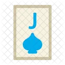 Jack Of Spades Poker Card Casino Icon