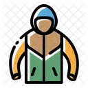 Jacke Cool Bergsteigen Symbol