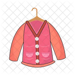 Jacket in hanger  Icon