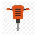 Jackhammer Construction Tool Icon