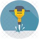 Jackhammer Drill Sledge Icon