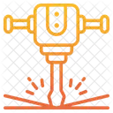 Jackhammer Construction Tool Icon