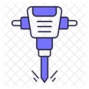 Jackhammer Drill Tool Icon