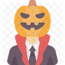 Jack O Lantern Pumpkin Male Icon