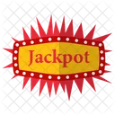 Jackpot Progressive Jackpot Lottery Icon