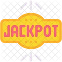 Jackpot Gambling Marquee Icon