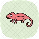 Camaleon De Jackson Reptil Escamoso Icono