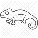 Jacksonschameleon Reptile Scaly Icon