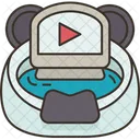 Jacuzzi Screen Relaxation Icon