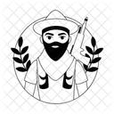 Jagercharakter Scharfschutze Charakter Symbol