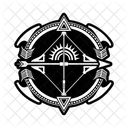 Jagerbogen Langbogen Tribal Symbol