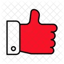 Genre Doigt Pouce Leve Icon