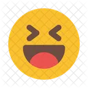 Jajaja Humor Emoji Icono