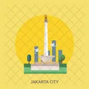 Jakarta Travel Monument Icon