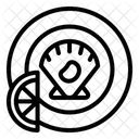 Jakobsmuschel Schalentiere Meeresfruchte Symbol