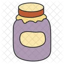 Jam Bottle Marmalade Jam Jar 아이콘