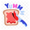 Jam Toast Jam Bread Yummy Toast アイコン